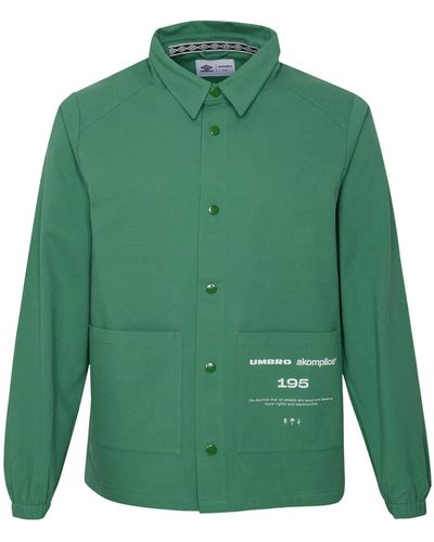 Umbro X Akomplice Dove Coaches Jacket - Green