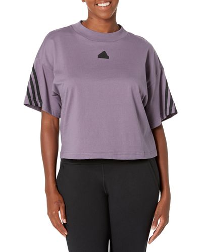 adidas Future Icons 3-stripes T-shirt - Purple
