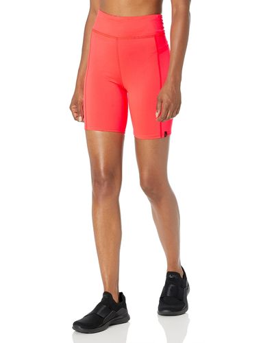 Volcom Lived In Lounge Bike Shorts - Red