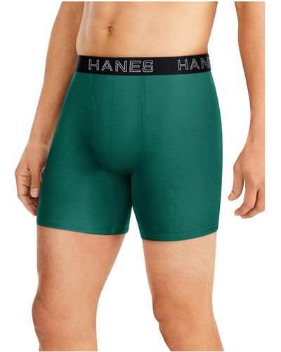 Hanes Ultimate Total Support Pouch Boxer Brief - Green