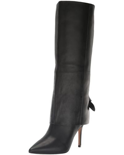 Vince Camuto Kammitie Knee High Boot Fashion - Black