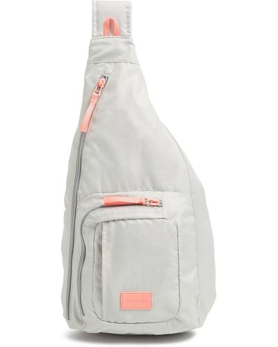 Vera Bradley Ripstop Sling Backpack - White