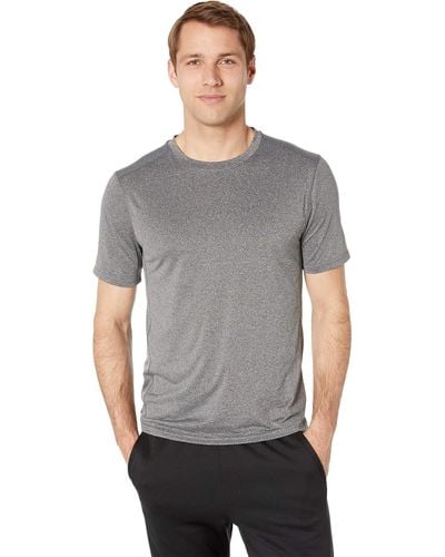 Jockey Active Moisture Wicking Short Sleeve T-shirt Shirt - Gray