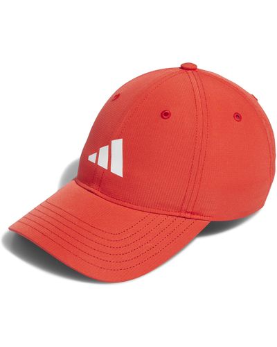 adidas Golf Standard Tour Badge Hat - Red