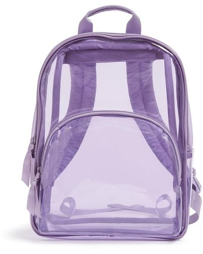 Vera Bradley Clear Small Backpack - Purple