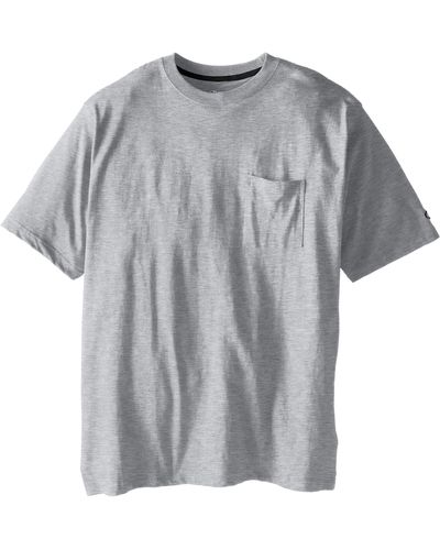 Champion Big-tall Jersey Pocket T-shirt - Gray