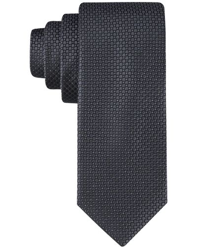 Calvin Klein Steel Micro Solid B Tie - Black