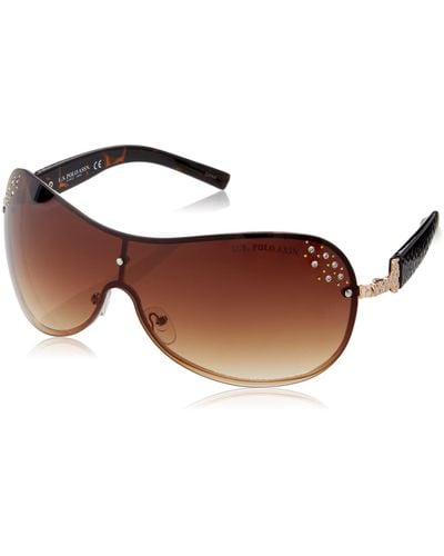 U.S. POLO ASSN. Pa5025 Rhinestone Uv Protective Shield Sunglasses For . Classic Gifts For - Multicolor