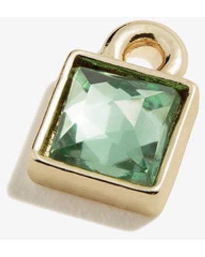 ALEX AND ANI Aa607422chsg,crystal Infusion Peridot Charm,shiny Gold,green,charm