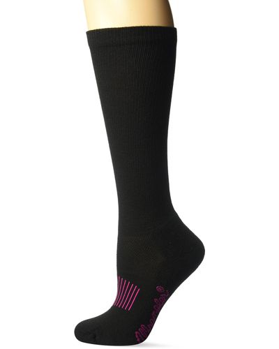 Wrangler Assorted Pattern Microfiber Dress Crew Socks 6 Pair Pack - Black