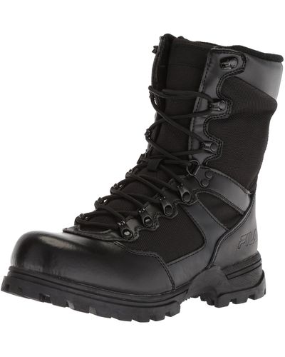 Fila Stormer Military and Tactical Boot Food Service Shoe - Nero
