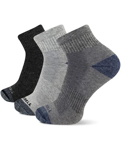 Merrell 3 Pack Cushioned Quarter Socks - Multicolore