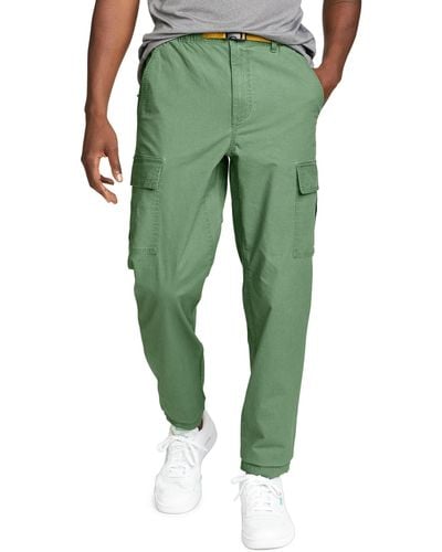 Eddie Bauer Top Out Ripstop Belted Cargo Pant - Green