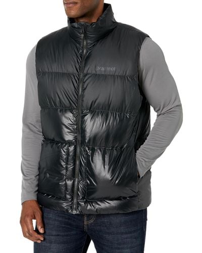 Marmot Guides Down Vest | Winter Puffy Vest For For Skiing - Black