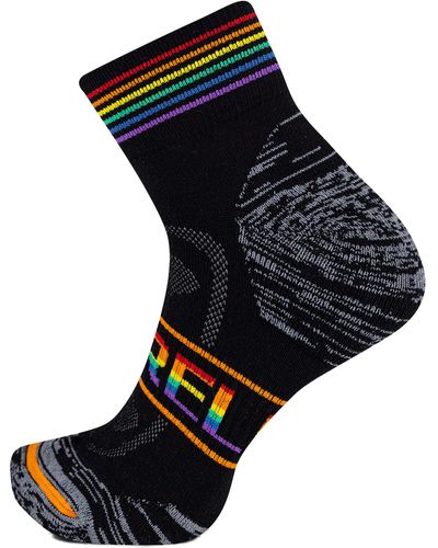 Merrell And Zoned Cushioned Wool Hiking Socks-1 Pair Pack-breathable Arch Support - Black