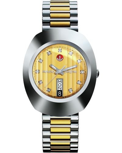 Rado Original Stainless Steel Swiss Automatic Watch - Yellow