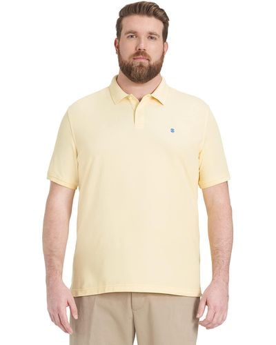 Izod Clearance Slim Fit Advantage Performance Solid Polo Shirt - Yellow