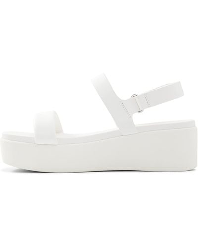ALDO Tisdal Wedge Sandal - White