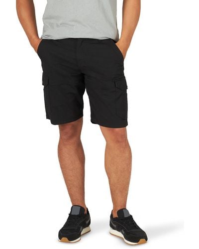 Lee Jeans Mens Extreme Motion Swope Cargo Shorts - Black