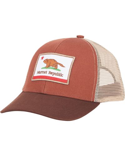 Marmot S Retro Mesh Trucker Hat - Red