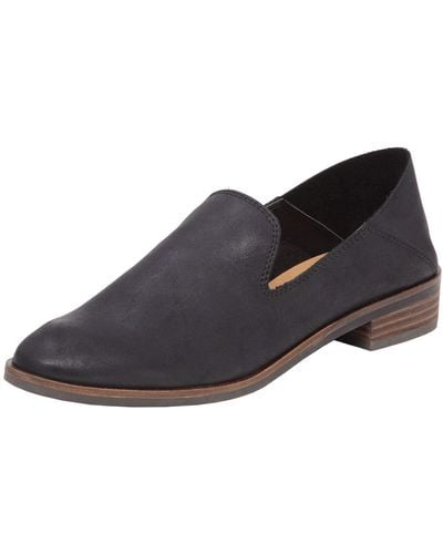 Lucky Brand Womens Cahill Loafer Flat - Black