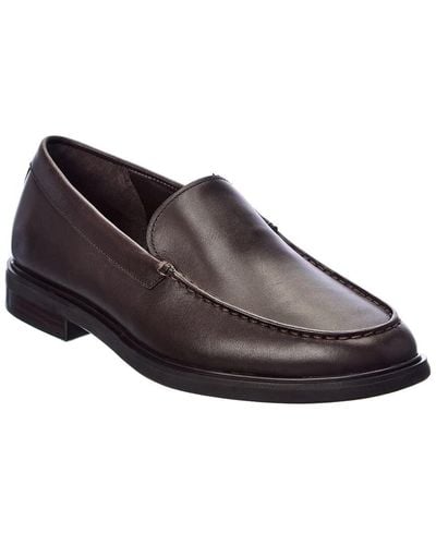 Vince Grant Leather Loafer - Brown