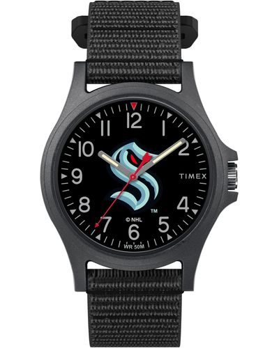 Timex Nhl Pride 40mm Watch – Seattle Kraken With Black Fastwrap