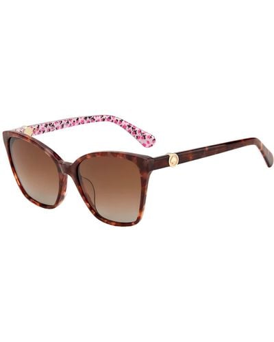 Kate Spade Amiyah/g/s Polarized Cat Eye Sunglasses - Multicolor
