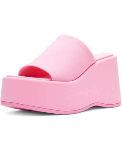 Madden Girl Nicco Wedge Sandal - Pink