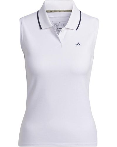 adidas Golf Standard S Go-to Pique Polo Shirt - White