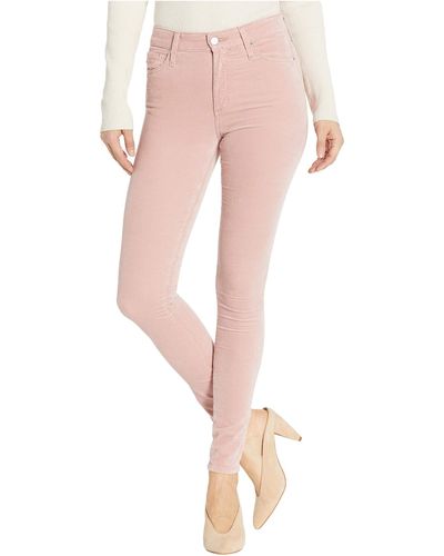 AG Jeans Farrah High-rise Skinny Fit Ankle Pant - Pink