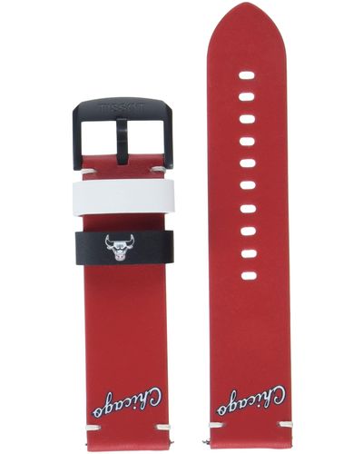 Tissot Nba Chicago Bulls Limited Edition Watch Strap T852047510 - Red