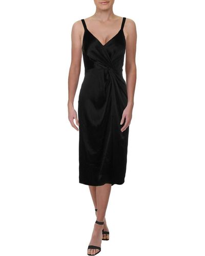 JILL Jill Stuart Slip Dress With Twist Detail - Black