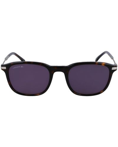 Lacoste L992s Rectangular Sunglasses - Black