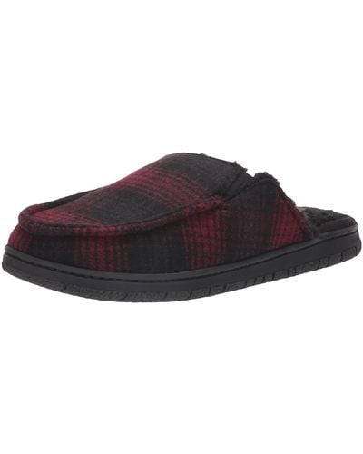 Eddie Bauer Oliver Slippers | House Slippers For | Cushioned Footbed Lightweight Slip-on Bedroom Shoes With Rubber Outsole - Multicolor