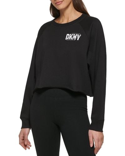 DKNY Pullover Sweatshirt - Black