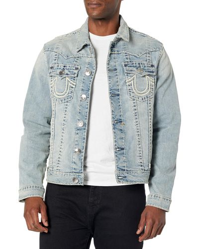 True Religion Jimmy Jacket Super T Rope Hs - Blue