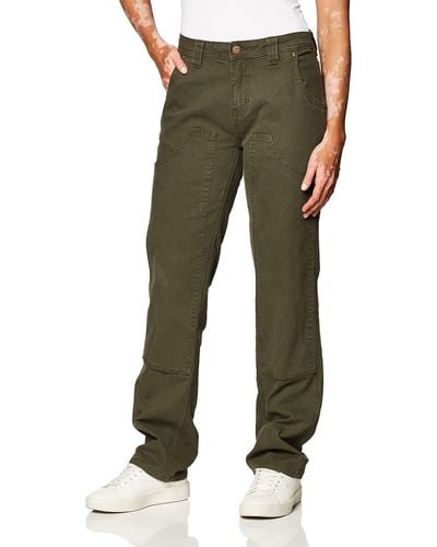 Dickies Stretch Duck Double Front Carpenter Pant - Green