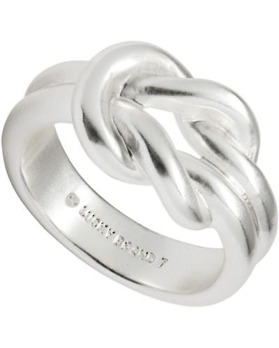 Lucky Brand Knotted Ring - White