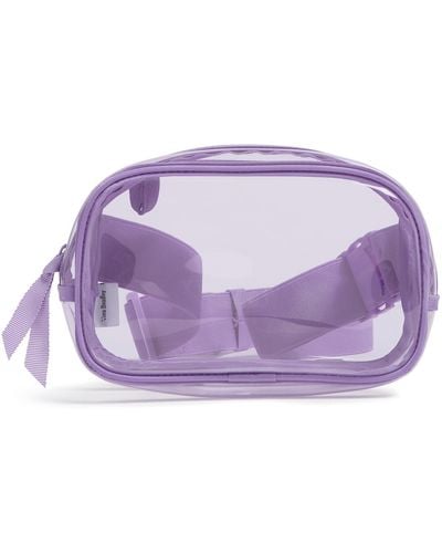 Vera Bradley Clear Small Belt Bag Sling Crossbody - Purple
