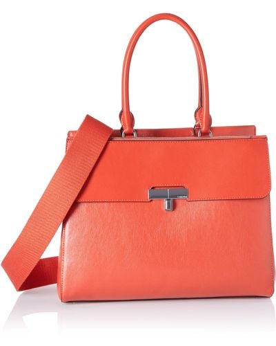 Calvin Klein Becky Triple Compartment Tote - Red