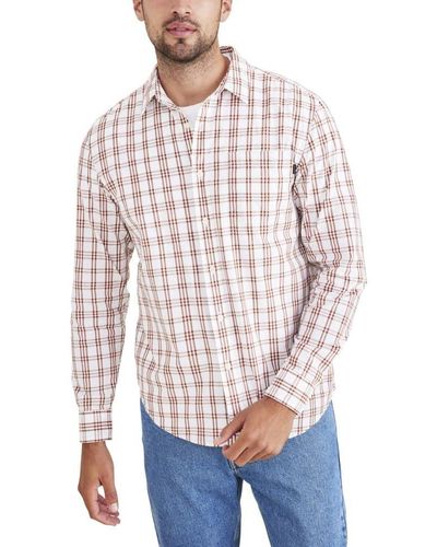Dockers Fit Long Sleeve Casual Shirt - Multicolor