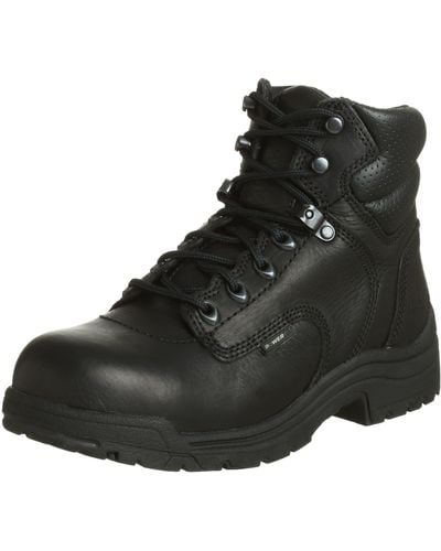Timberland Womens Titanã¢â® Safety Toe Industrial Work Boot - Black