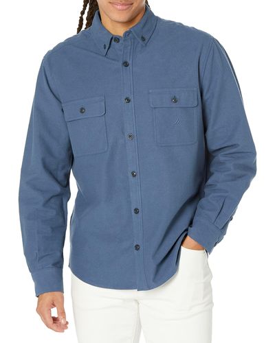 Nautica Solid Shirt - Blue