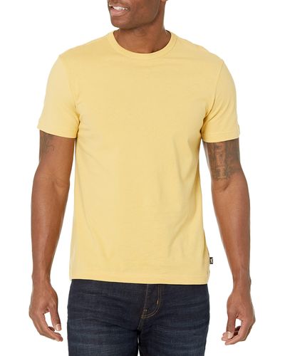 Lee Jeans Short Sve Soft Washed Cotton T-shirt - Yellow