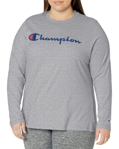 Champion Womens Classic Tee T Shirt - Gray