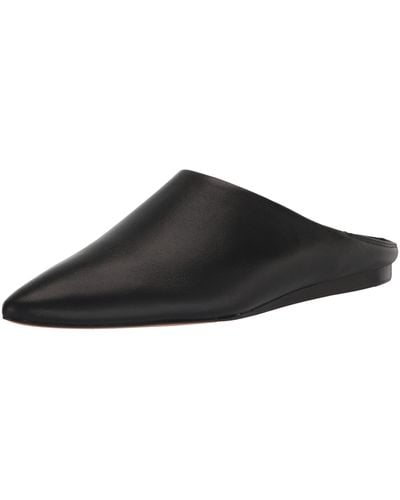 Vince S Cay Slip On Mule Black Leather 5.5 M