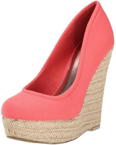Madden Girl Thicke Wedge Pump - Pink