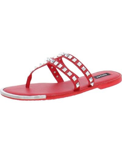 DKNY Sal Thong Sandals - Red