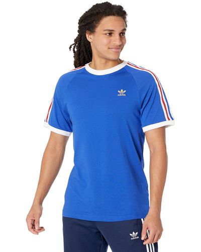adidas Originals T-shirt With Logo, - Blue